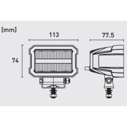 Faro LED 30W OSRAM | Largo Alcance & Posición Homologado ECE