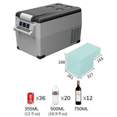 Nevera 35L + Cesta 12V/230V