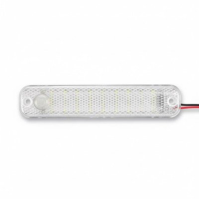 Barra Luz LED 12V 30cm para Interior Coche, Furgoneta y Camping