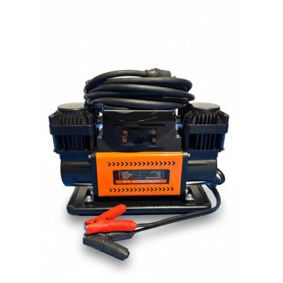 Heavy Duty 12V Dual Cylinder Air Compressor