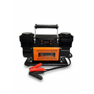 Heavy Duty 12V Dual Cylinder Air Compressor