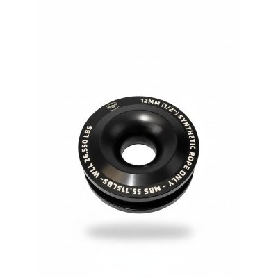 Anillo Negro 120mm de Rescate  para Cuerda Sintética | Mitgler4x4