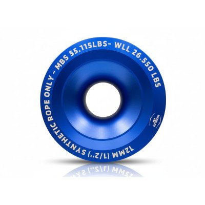 Anillo Azul120mm de Rescate  para Cuerda Sintética | Mitgler4x4