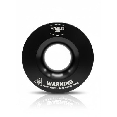 100mm Black Recovery Ring | 45,000 LBS MBS | Mitgler 4x4