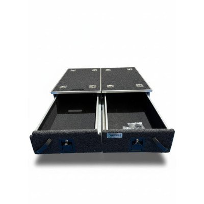 Cajonera 4x4 Reforzada | 2 Cajones + Bandeja Nevera