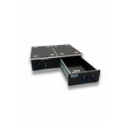 Drawer System | 4x4 Storage with Integrated Fridge Slide