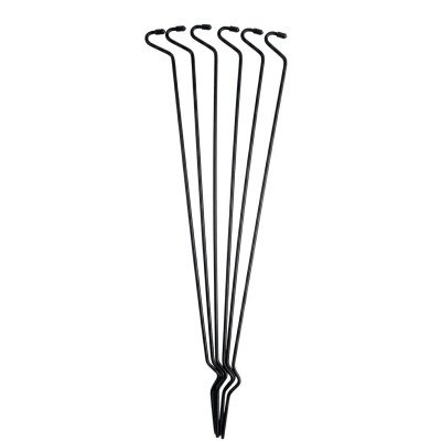 Black Rooftop Tent Window Tension Rods - Set of 2 | Replacement Spring Poles