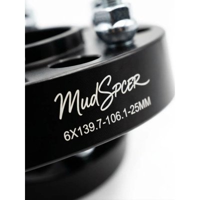 Separadores MudSpacer Toyota 6x139.7 | Doble Centraje 25mm-Mitgler4x4