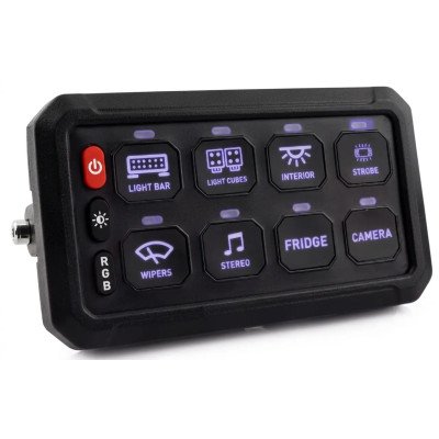 Panel de Control 8 Switch Bluetooth 12V/24V Offroad Camper | Mitgler4x4