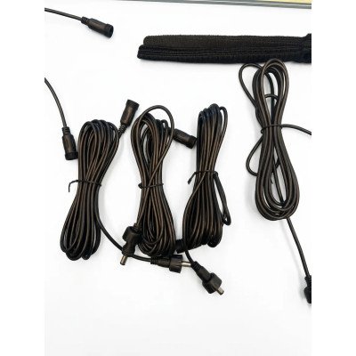 Kit 4 Tiras LED Magnéticas 12V con Dimmer y Accesorios