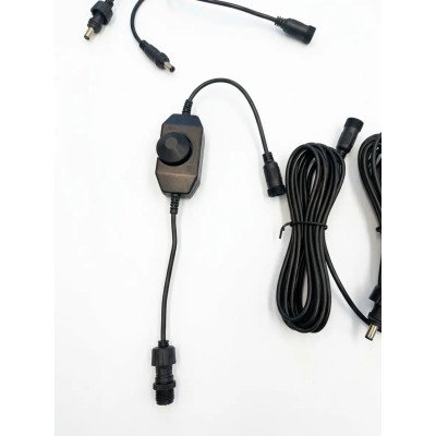 Kit 4 Tiras LED Magnéticas 12V con Dimmer y Accesorios