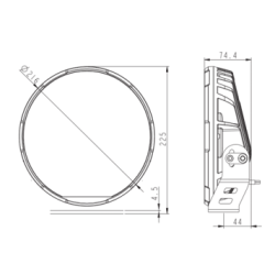 copy of copy of Faro led 108W Homologado
