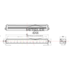 Barra Led 96W Homologada