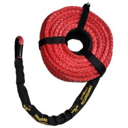 11mm x 26m Synthetic Winch Rope RED - Heavy Duty -Mitgler4x4