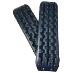 10-Ton Recovery Tracks Pair Black  - Sand, Mud & Snow Traction Boards